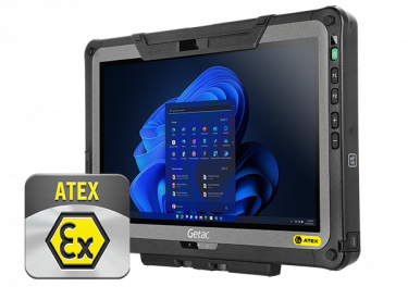 Getac UX10-EX ATEX Certified Fully Rugged Tablet with optional Handstrap 