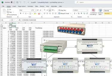 WinDaq-to-Excel Real Time Link