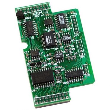 3-channel A/D (±5V), 1-channel D/A (±5V) add 4-channel D/I, 4-channel D/O board for I-7188XB/XG/EX/EG, μPAC-7186XB/XG/EX/EG-FM/SM/SD/FD